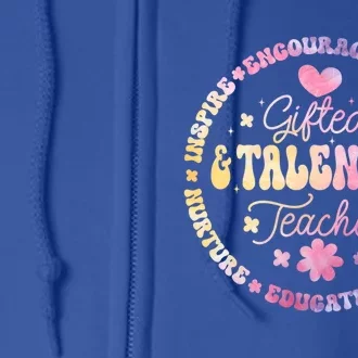 Gifted And Talented Teacher Appreciation Week Back To School Gift Full Zip Hoodie