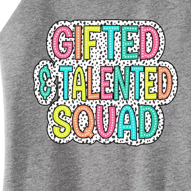 Gifted And Talented Squad Teaching School Appreciation Gift Women’s Perfect Tri Rocker Tank