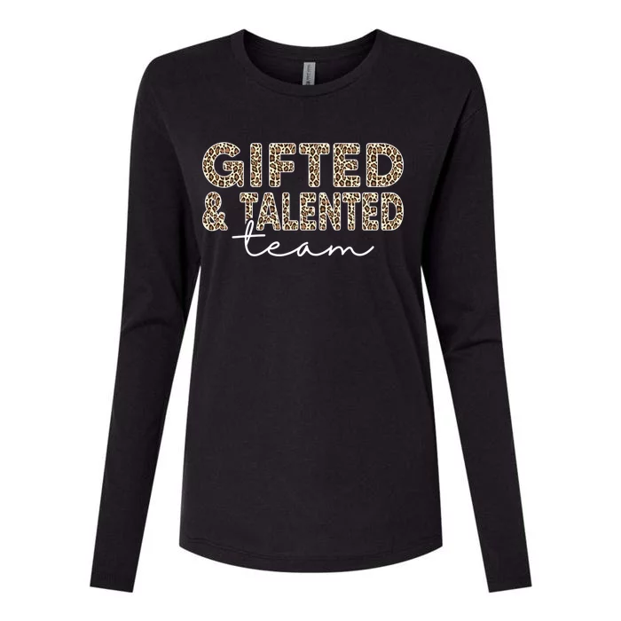 Gifted And Talented Team Teaching School Appreciation Cute Gift Womens Cotton Relaxed Long Sleeve T-Shirt