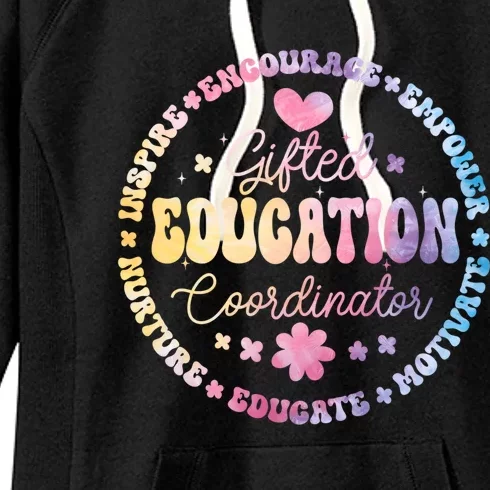 Gifted And Talented Education Coordinator Appreciation Week Cute Gift Women's Fleece Hoodie