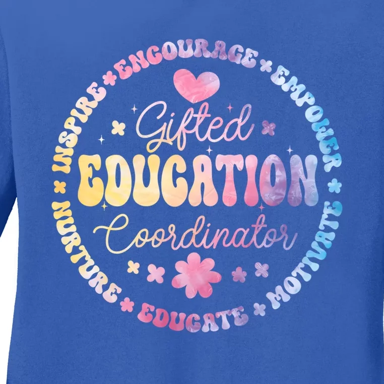 Gifted And Talented Education Coordinator Appreciation Week Cute Gift Ladies Long Sleeve Shirt