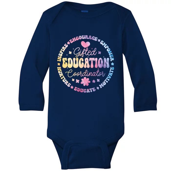 Gifted And Talented Education Coordinator Appreciation Week Cute Gift Baby Long Sleeve Bodysuit