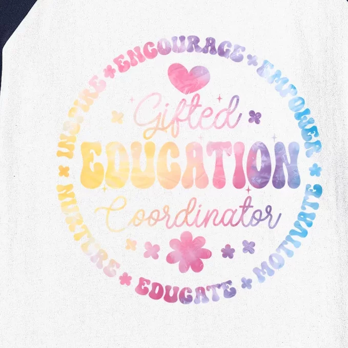 Gifted And Talented Education Coordinator Appreciation Week Cute Gift Baseball Sleeve Shirt