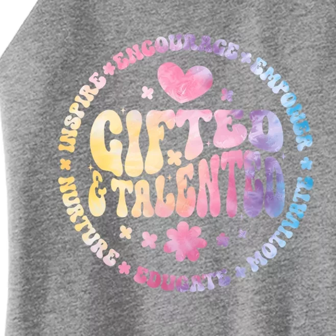 Gifted And Talented Teacher Appreciation Week Back To School Great Gift Women’s Perfect Tri Rocker Tank