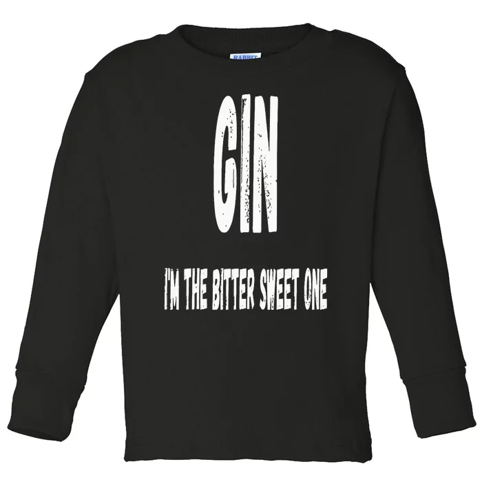 Gin and Tonic Couples Matching Halloween Costumes Toddler Long Sleeve Shirt