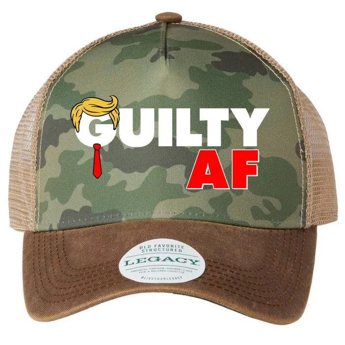 Guilty Af Trump Legacy Tie Dye Trucker Hat