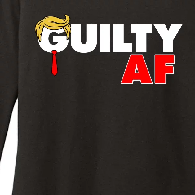 Guilty Af Trump Womens CVC Long Sleeve Shirt