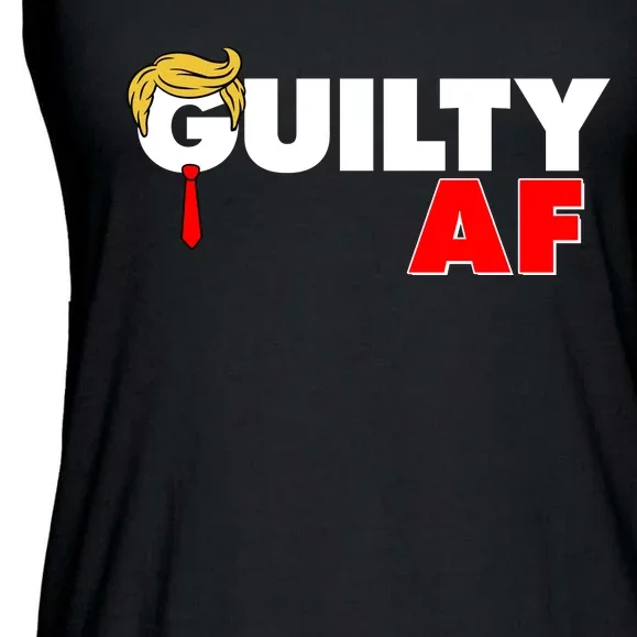 Guilty Af Trump Ladies Essential Flowy Tank