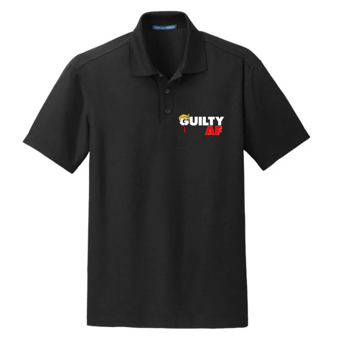 Guilty Af Trump Dry Zone Grid Performance Polo