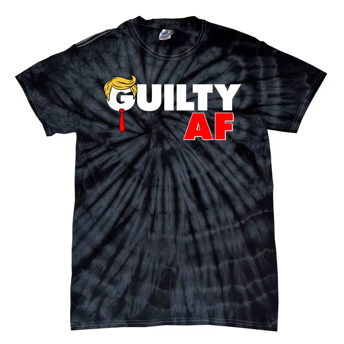 Guilty Af Trump Tie-Dye T-Shirt