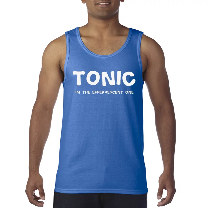 Gin And Tonic Couples Matching Halloween Costume Tank Top