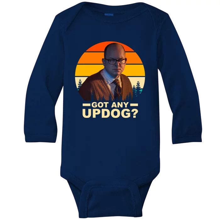 Got Any Updog? What We Do In The Shadows Baby Long Sleeve Bodysuit