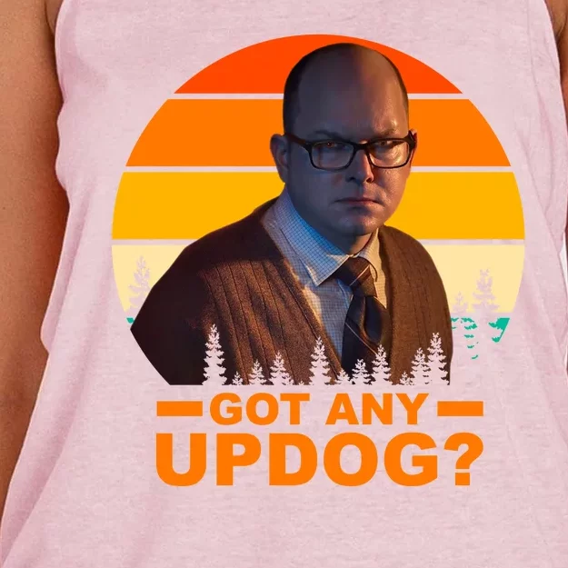 Got Any Updog? What We Do In The Shadows Women's Knotted Racerback Tank