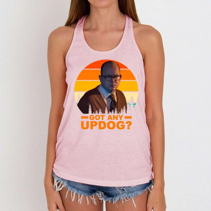 Got Any Updog? What We Do In The Shadows Women's Knotted Racerback Tank