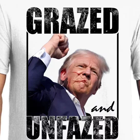 Grazed And Unfazed Trump 2024 Pajama Set