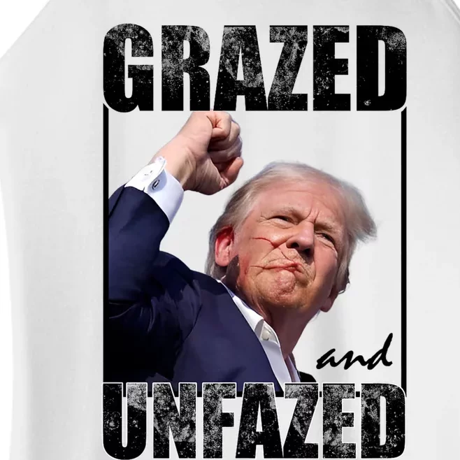 Grazed And Unfazed Trump 2024 Women’s Perfect Tri Rocker Tank