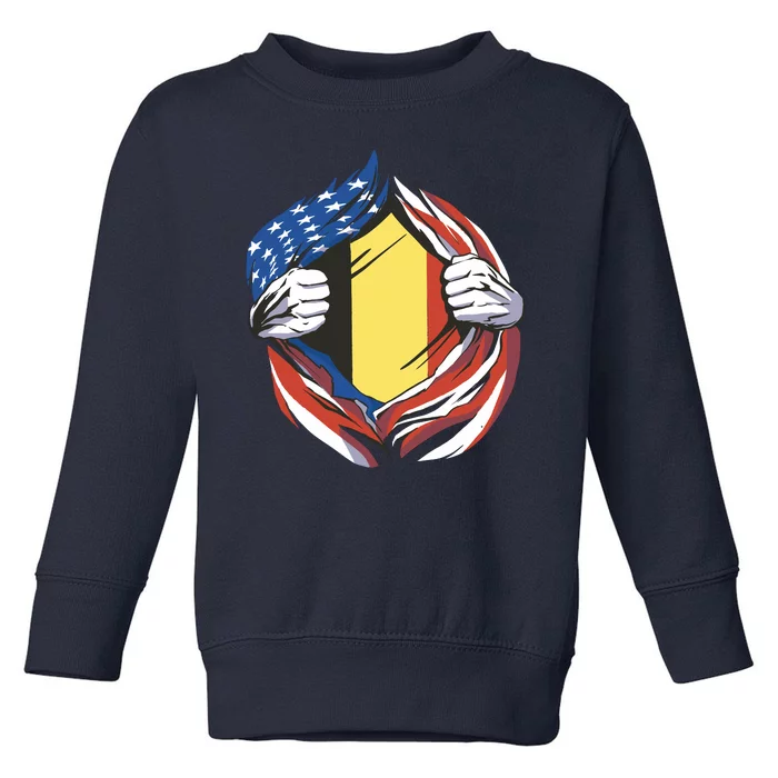 Germany And United States Flag Toddler Sweatshirt