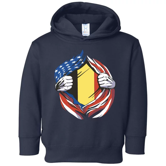 Germany And United States Flag Toddler Hoodie