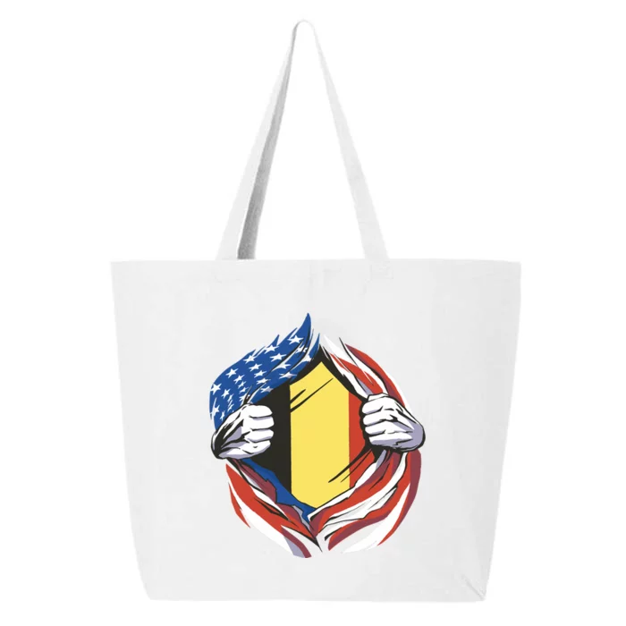 Germany And United States Flag 25L Jumbo Tote