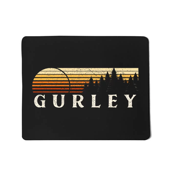 Gurley Al Vintage Evergreen Sunset Eighties Retro Mousepad