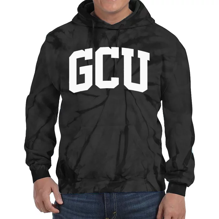 Gcu Arch Vintage Retro College Athletic Sports Tie Dye Hoodie