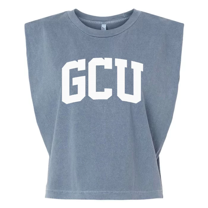 Gcu Arch Vintage Retro College Athletic Sports Garment-Dyed Women's Muscle Tee