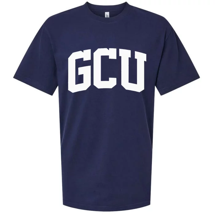 Gcu Arch Vintage Retro College Athletic Sports Sueded Cloud Jersey T-Shirt