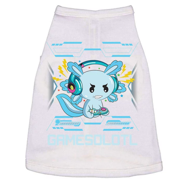 Gamesolotl Axolotl Video Gamer Kawaii Anime Gifts Boys Girls Doggie Tank