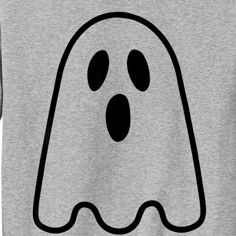 Ghost Adult Women Silly Ghost Face Costume Tall Sweatshirt