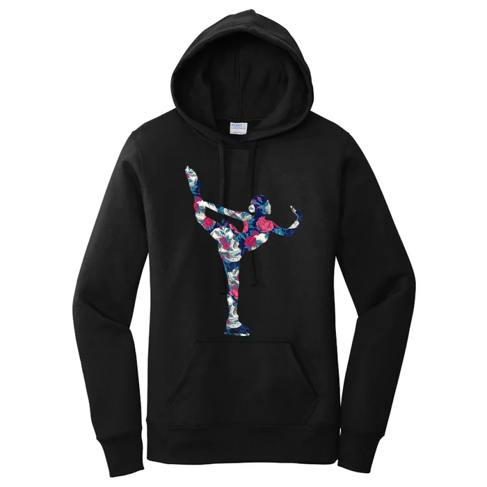 Girls And Wo Ice Skating Women's Pullover Hoodie