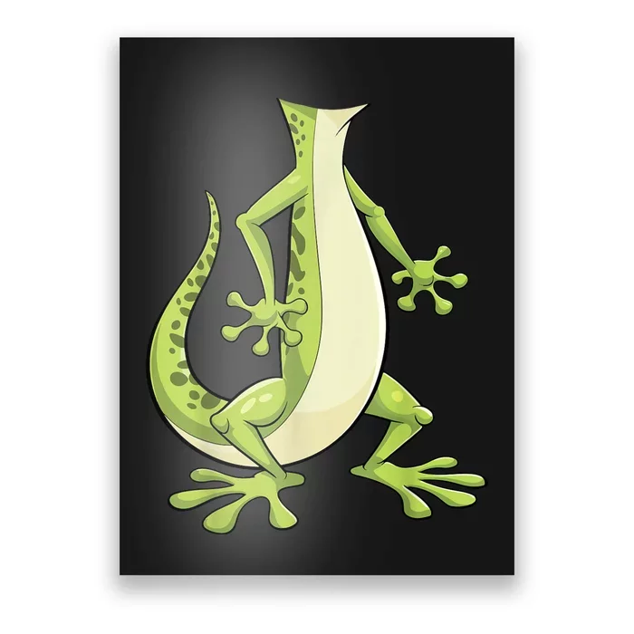 Gecko Adult Women Green Lizard Costume Poster