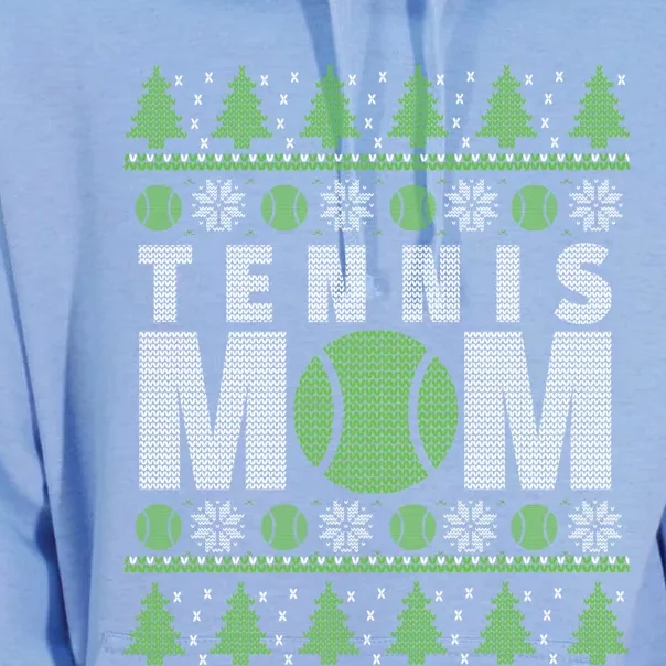 Green And White Tennis Mom Ugly Christmas Great Gift Unisex Surf Hoodie