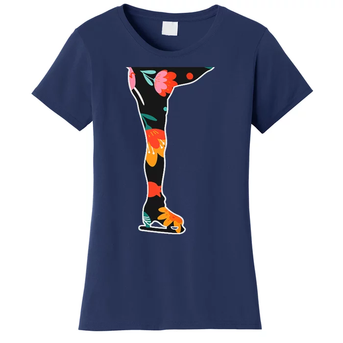 Girls And Wo Ice Skating Women's T-Shirt