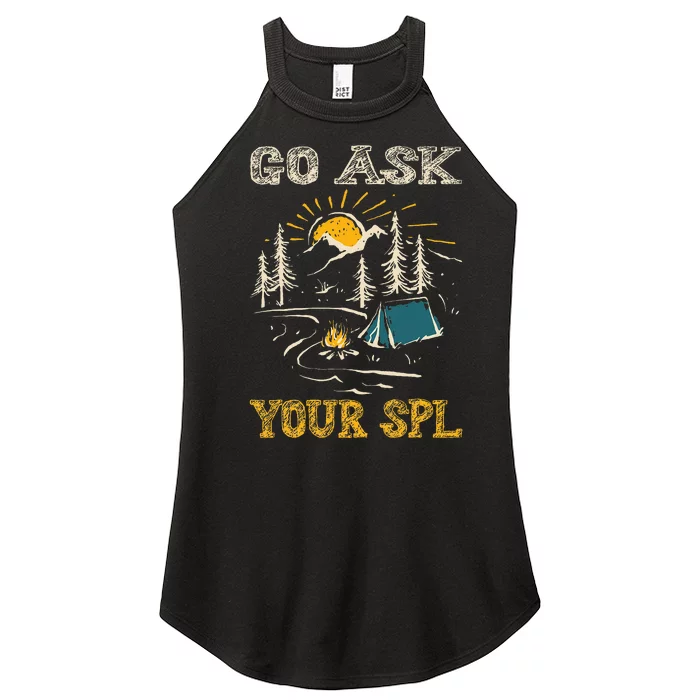 Go Ask Your Spl Women’s Perfect Tri Rocker Tank