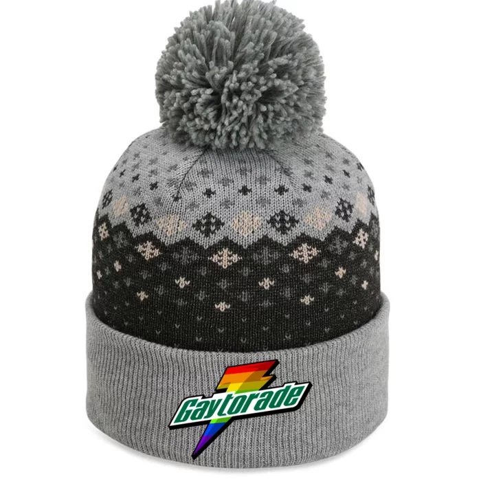 Gaytorade The Baniff Cuffed Pom Beanie