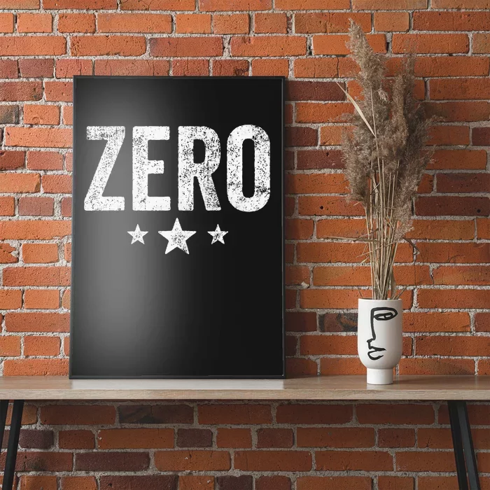 Grunge Alternative Zero Three Star 90s Rock Music Poster