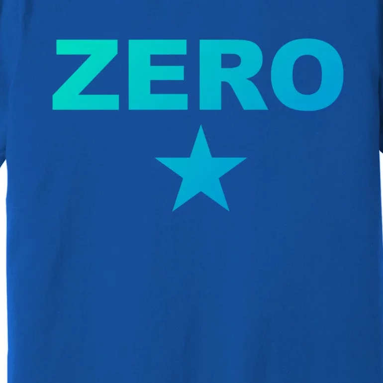 Grunge Alternative Zero Star 90s Rock Band Music Gift Premium T-Shirt