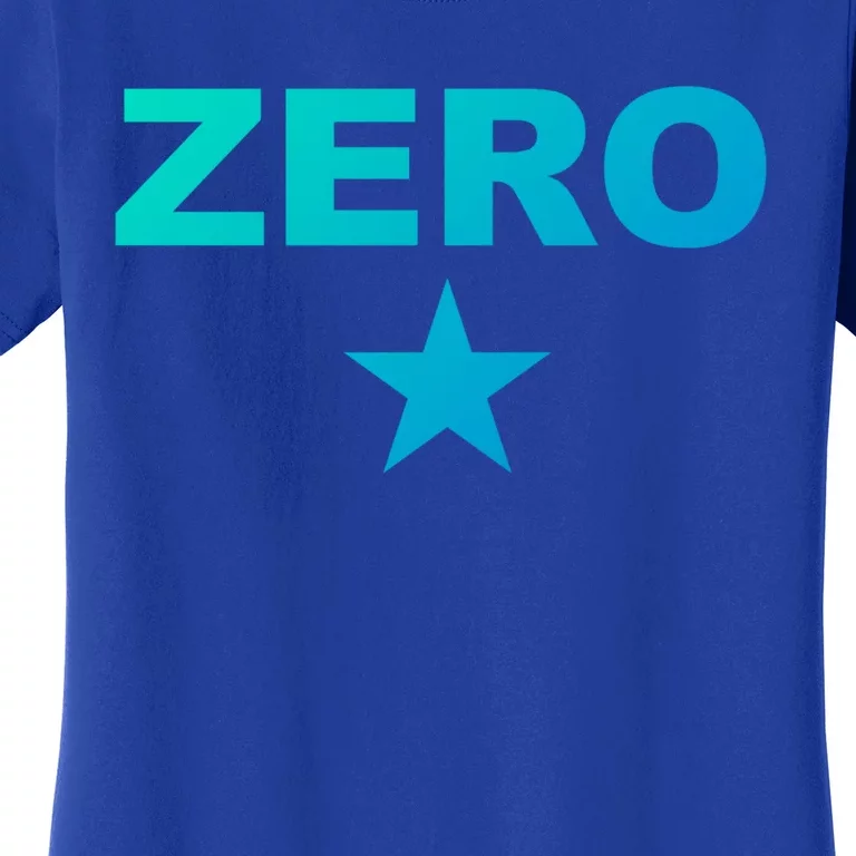 Grunge Alternative Zero Star 90s Rock Band Music Gift Women's T-Shirt