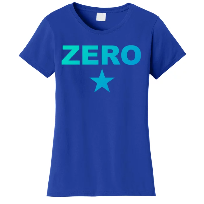 Grunge Alternative Zero Star 90s Rock Band Music Gift Women's T-Shirt