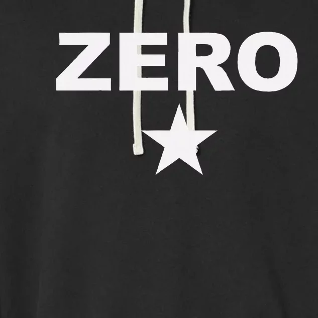 Grunge Alternative Zero Star 90s Rock Band Music Garment-Dyed Fleece Hoodie