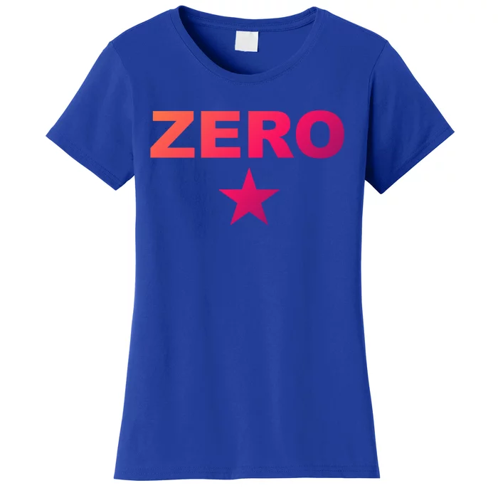 Grunge Alternative Zero Star 90s Rock Band Music Gift Women's T-Shirt