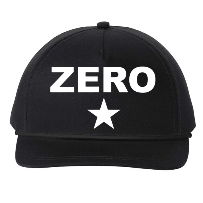 Grunge Alternative Zero Star 90s Rock Band Music Snapback Five-Panel Rope Hat