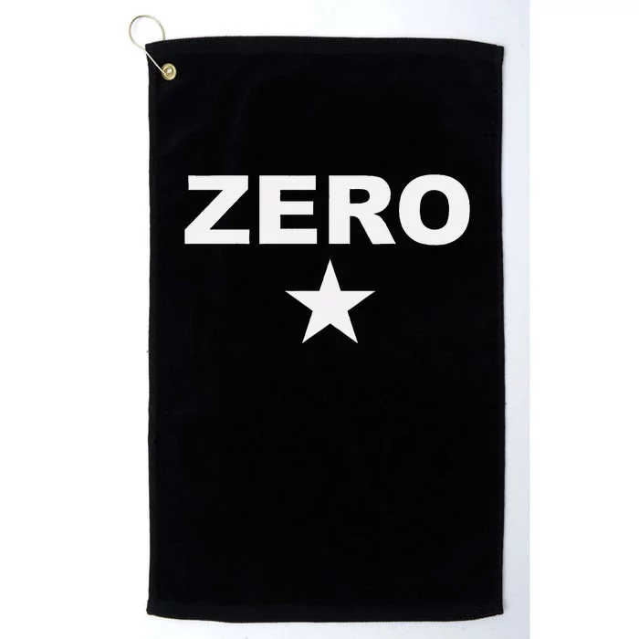 Grunge Alternative Zero Star 90s Rock Band Music Platinum Collection Golf Towel