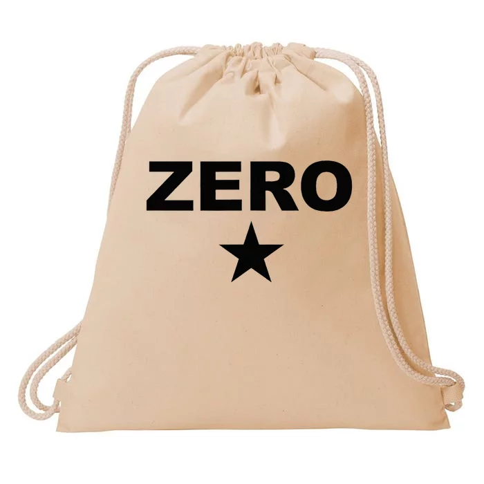 Grunge Alternative Zero Star 90s Rock Band Music Drawstring Bag