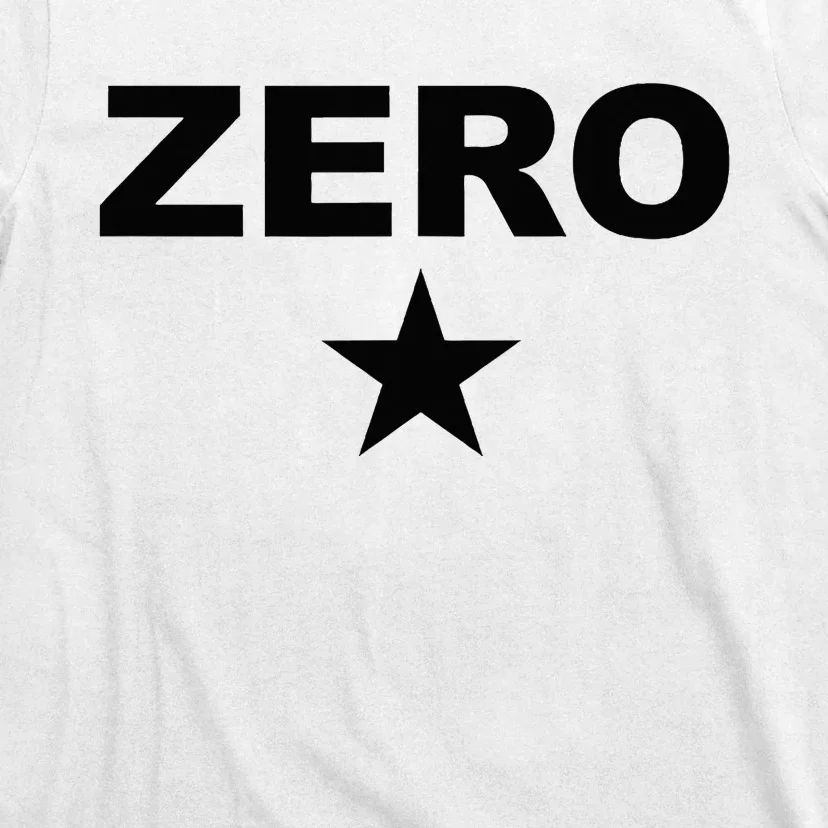 Grunge Alternative Zero Star 90s Rock Band Music T-Shirt