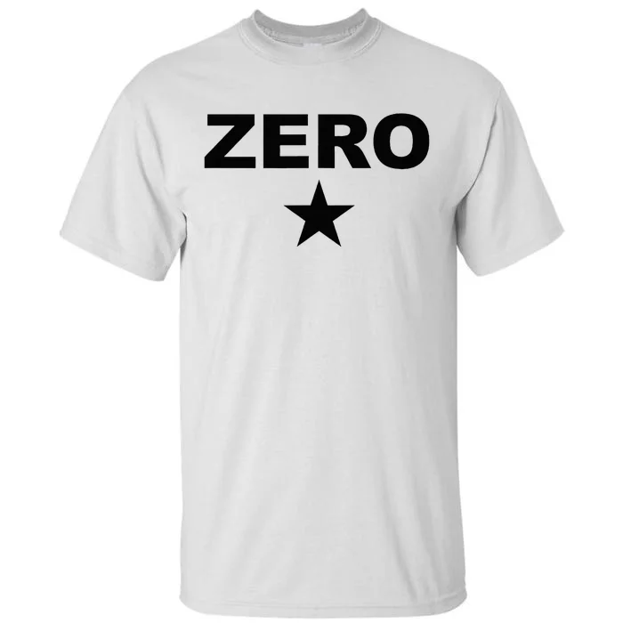 Grunge Alternative Zero Star 90s Rock Band Music Tall T-Shirt