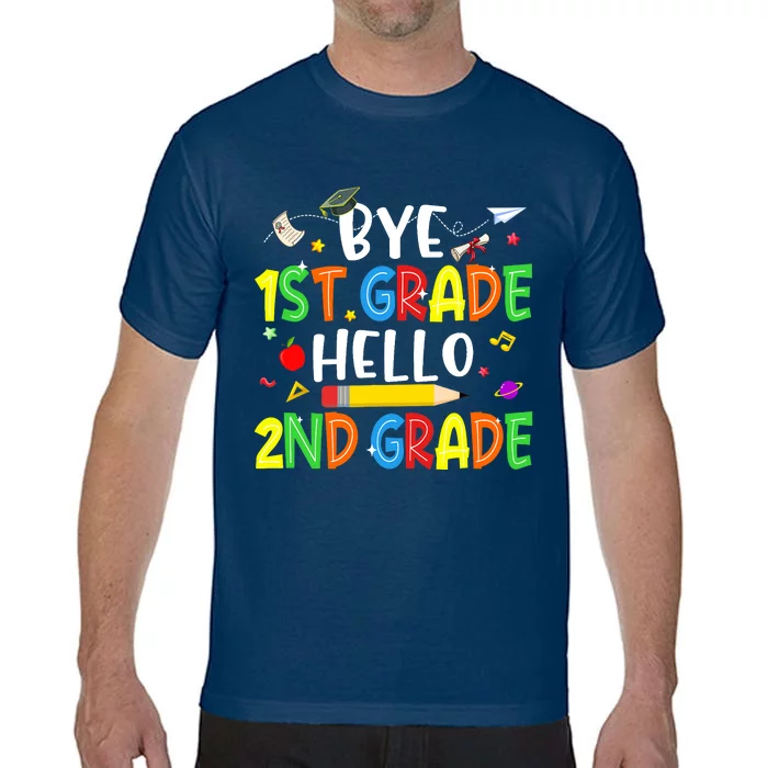 Graduation Bye 1st Grade Hello 2nd Grade Back to School Comfort Colors T-Shirt