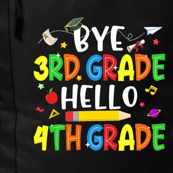 Graduation Bye 3rd Grade Hello 4th Grade Back to School Daily Commute Backpack