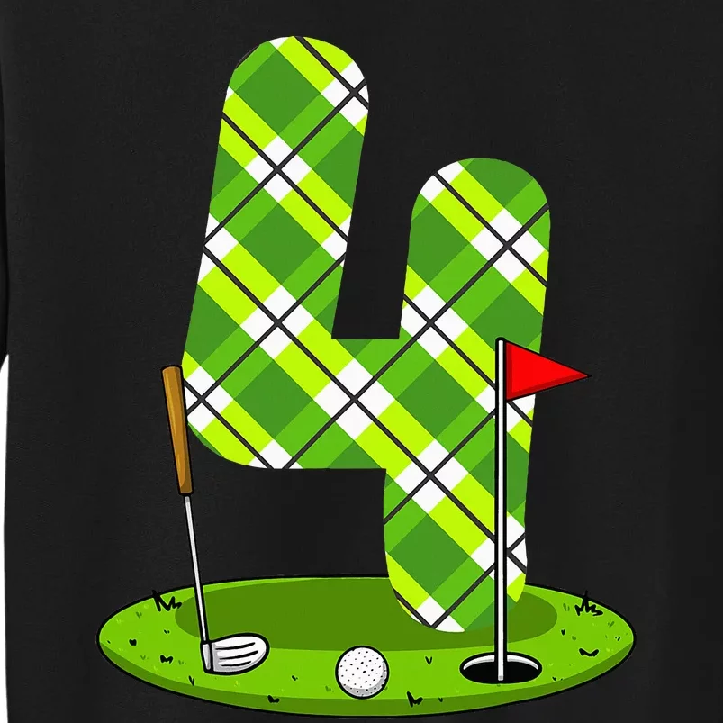 Golf Birthday 4th Birthday Party Golfer Sweatshirt