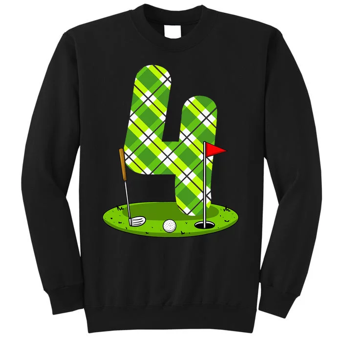 Golf Birthday 4th Birthday Party Golfer Sweatshirt